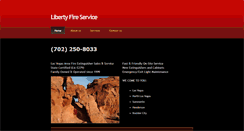 Desktop Screenshot of libertyfireservice.com