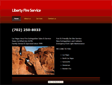 Tablet Screenshot of libertyfireservice.com